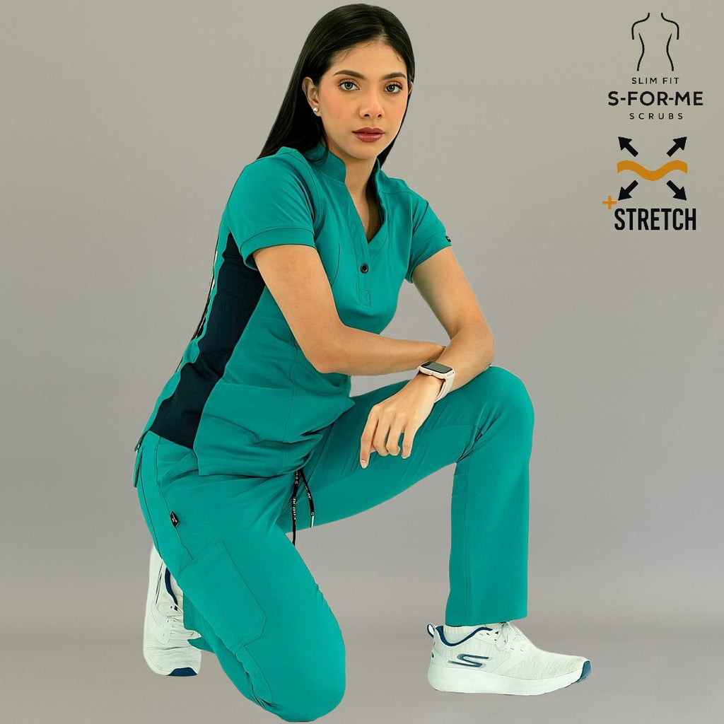 Pantalón Médico Quirúrgico para Mujer 930 Color Teal Superstretch