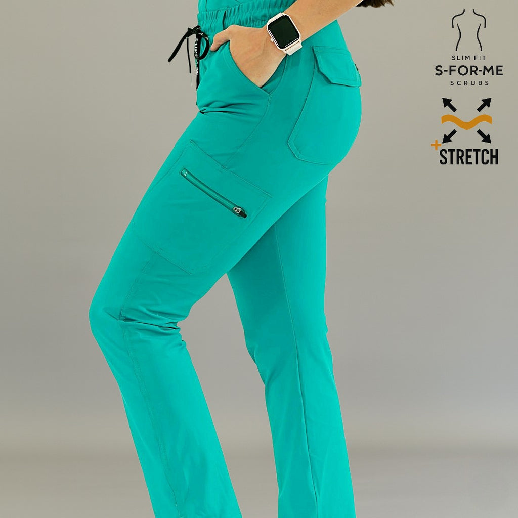 Pantalón Médico Quirúrgico para Mujer 930 Color Teal Superstretch
