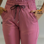detalle bolsillos pantalon quirurgico 915 palo de rosa mujer sandel medica