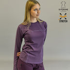 Blusa Interior Mujer Manga Larga | Morado Súper Stretch