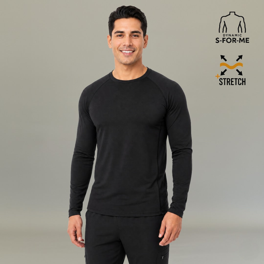 Camisa Under Scrub Hombre Manga Larga | Negro (Black) Super Stretch