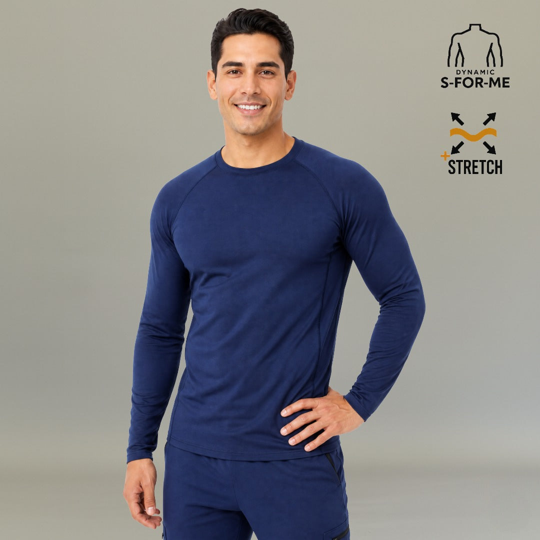 Camisa Under Scrub Hombre Manga Larga | Azul Marino (Navy) Super Stretch