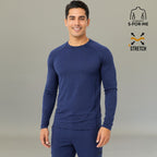 Camisa Under Scrub Hombre Manga Larga | Azul Marino (Navy) Super Stretch