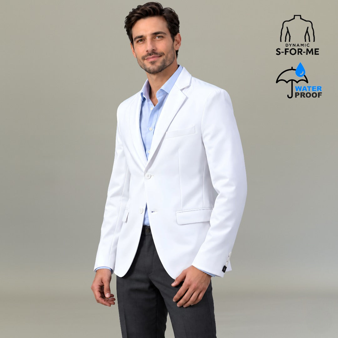 Saco Médico Alviero Hombre Antifluido con Forro