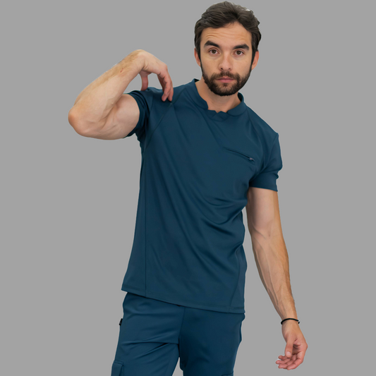 Filipina Quirúrgica Hombre, Airforce (A. Petroleo) Super Stretch, Scrubs 910