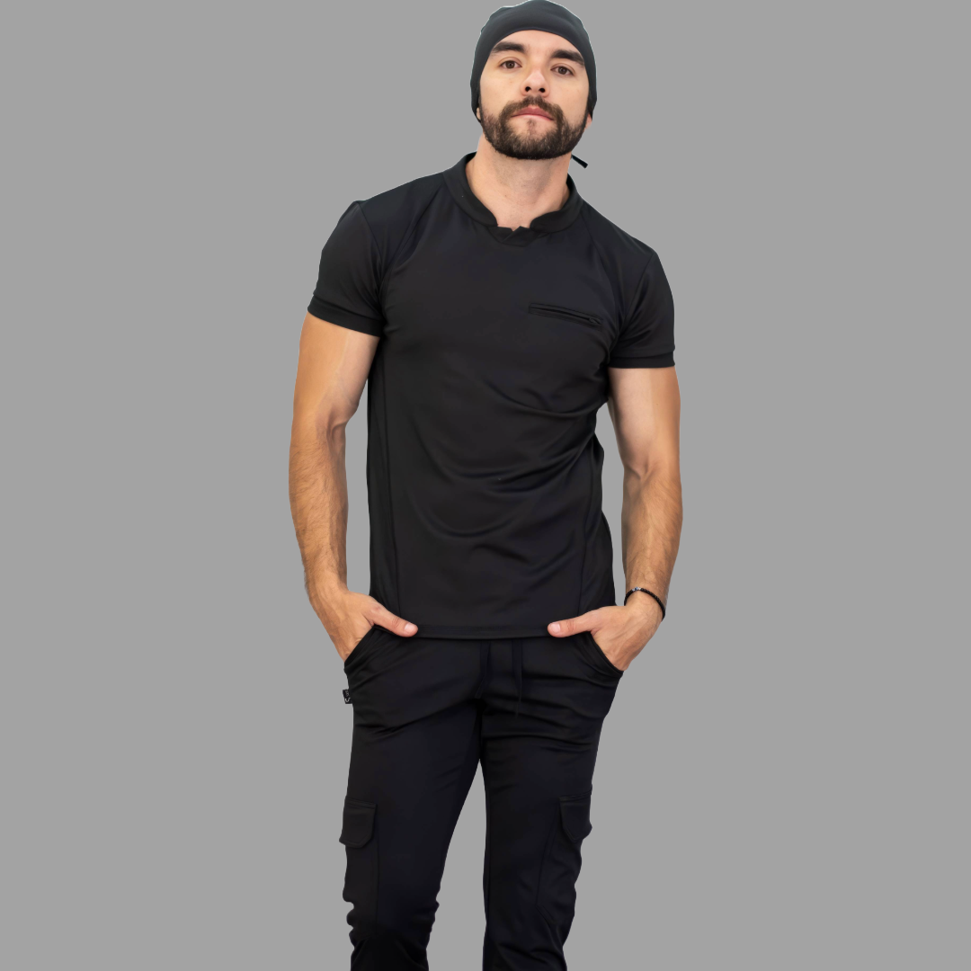 Filipina Quirurgica Negra Hombre, Super stretch, Scrubs Est. 910