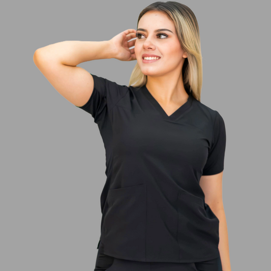Filipina 530 Quirúrgica Negra Mujer, Scrubs 530