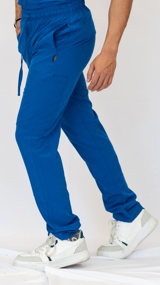 Pantalón Hombre 600 5 Bolsas Azul Rey F.W