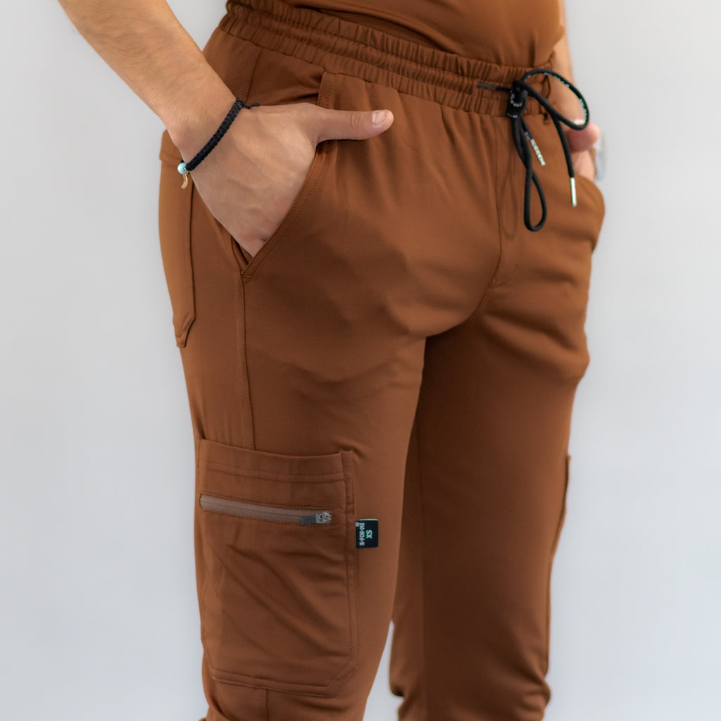 Jogger Quirúrgico Hombre Cafe, Scrubs 901