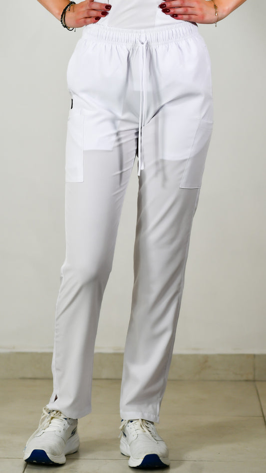 Pantalon 5 Bolsas Mujer blanco tono 600 fw
