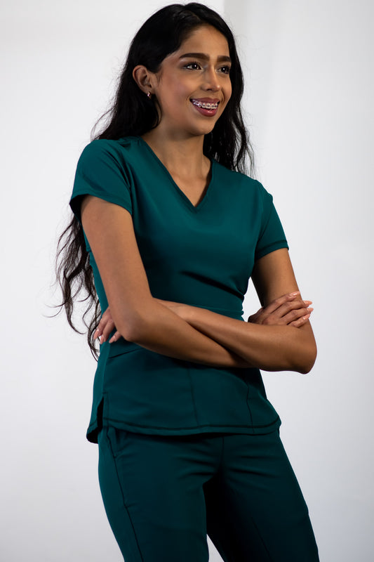 Filipina Quirúrgica Estilo 600 Verde Botella Mujer F.W