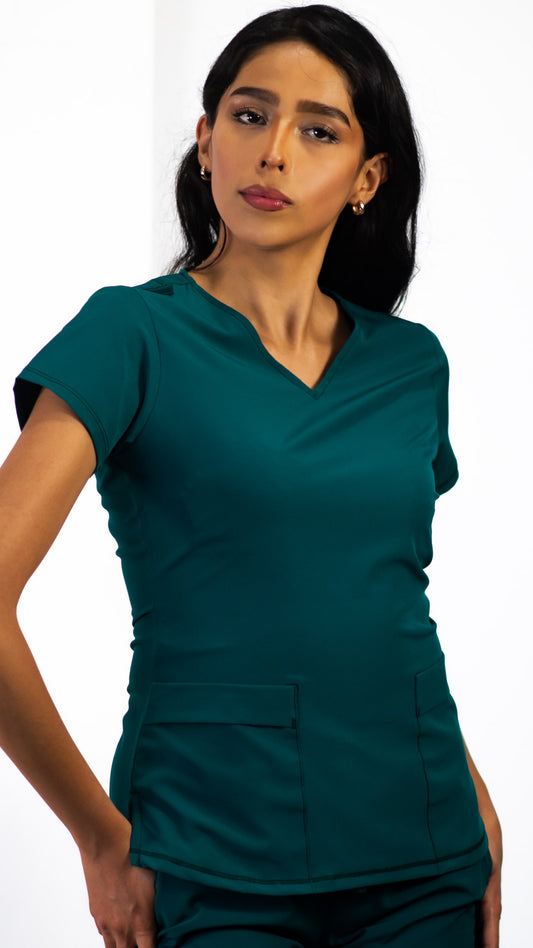 Filipina Quirúrgica Estilo 600 Verde Botella Mujer F.W