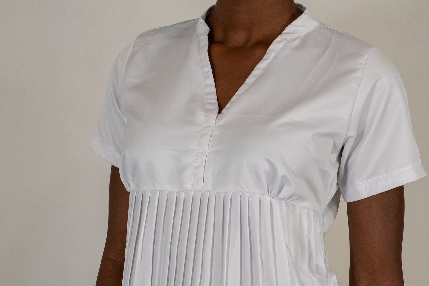 Filipina Clinica Pastelones Top 705 Blanco Maternidad Microfibra