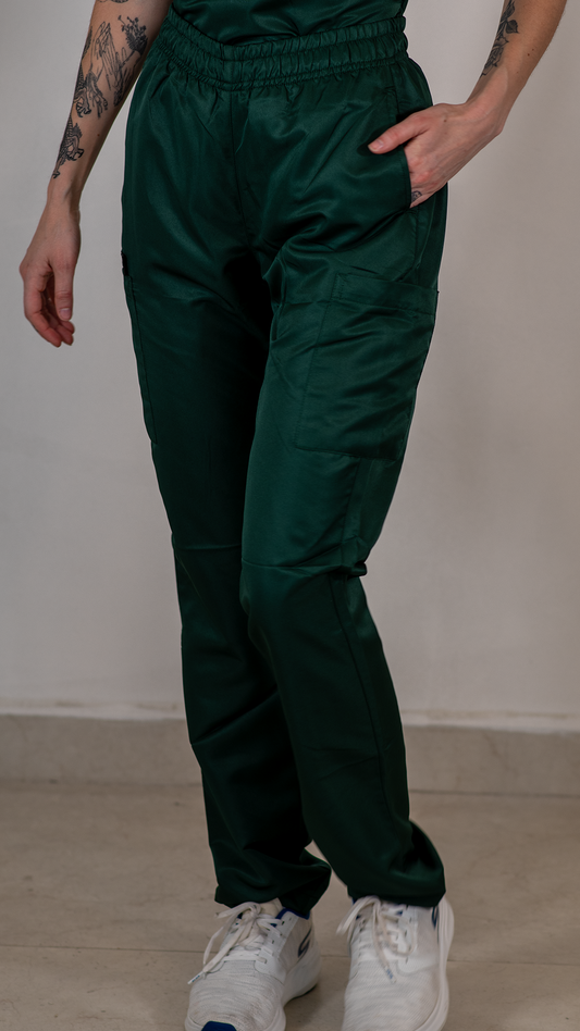 Green Army Microfiber Woman´s Pants