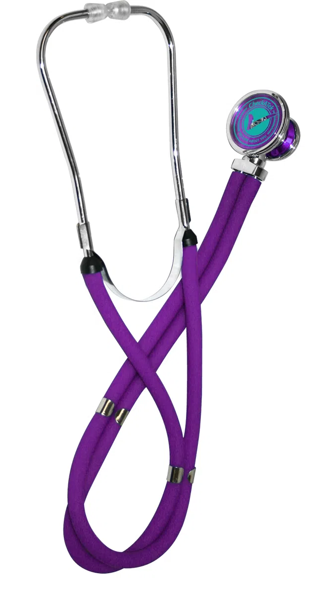 Purple Rappaport Stethoscope CheckAtek by HERGOM