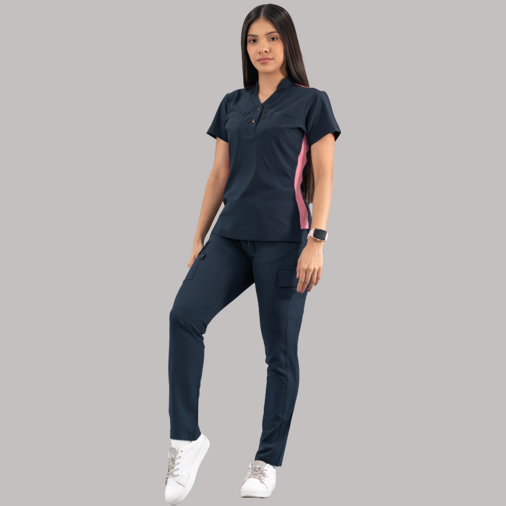 Pantalón Quirúrgico Skinny, Azul Mno F.W Mujer, Scrubs 520