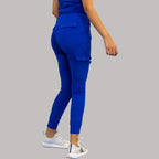Pantalon quirurgico jogger azul rey para enfermera o doctora Estilo 901