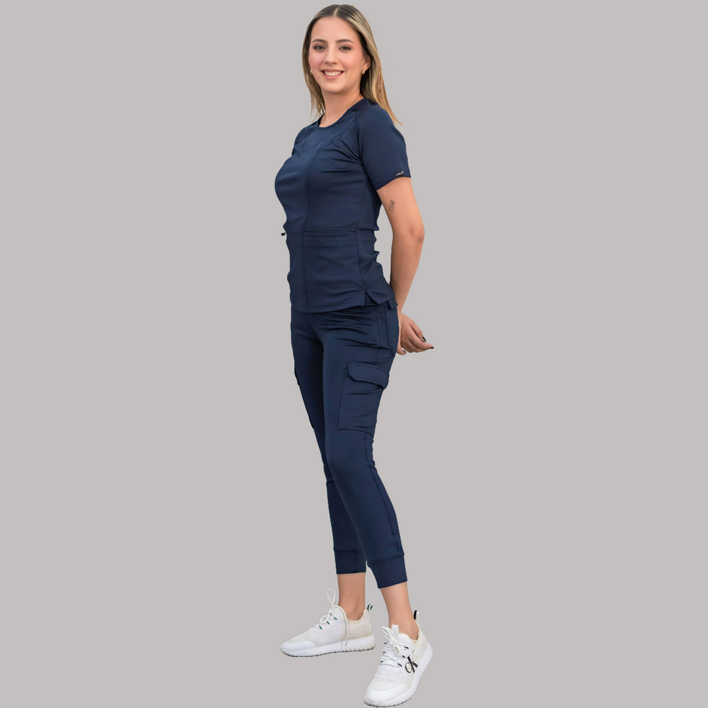 Conjunto Quirúrgico Mujer – Estilo 901 Azul Marino | Super Stretch