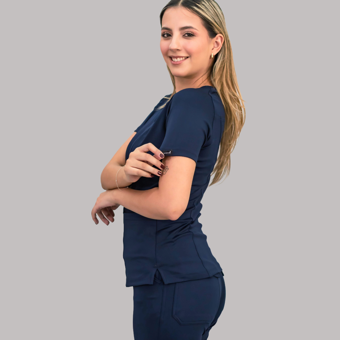 Conjunto Quirúrgico Mujer – Estilo 901 Azul Marino | Super Stretch