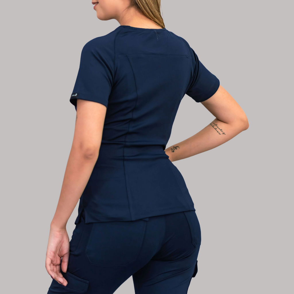 Conjunto Quirúrgico Mujer – Estilo 901 Azul Marino | Super Stretch