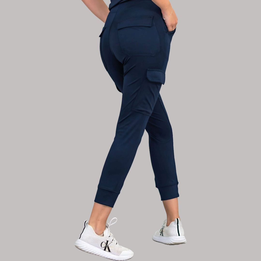 Jogger Quirúrgico, Azul Marino Mujer Super Stretch, Scrubs 901
