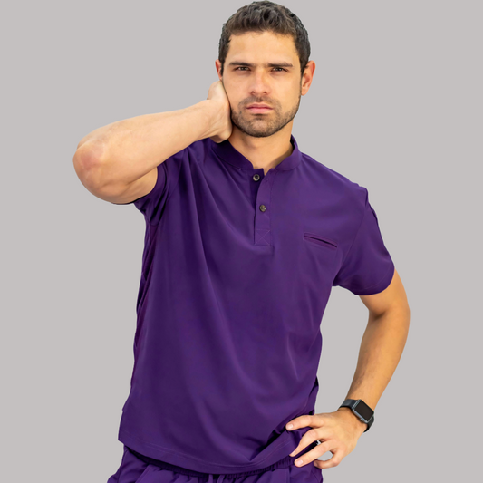 Filipina Quirúrgica Hombre Morado, Scrubs 520