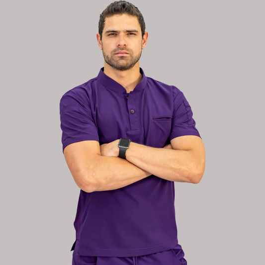Filipina Quirúrgica Hombre Morado, Scrubs 520