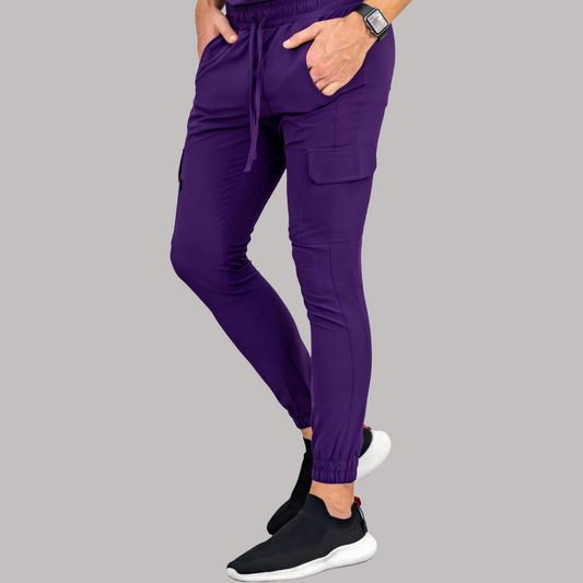 Jogger Quirúrgico Skinny, Morado F.W Hombre, Scrubs 520