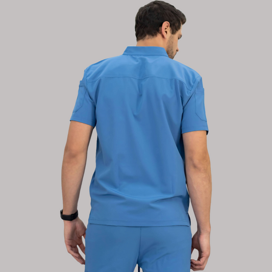 Filipina Quirúrgica Hombre Azul Plumbago, Scrubs 520