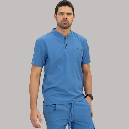 Filipina Quirúrgica Hombre Azul Plumbago, Scrubs 520