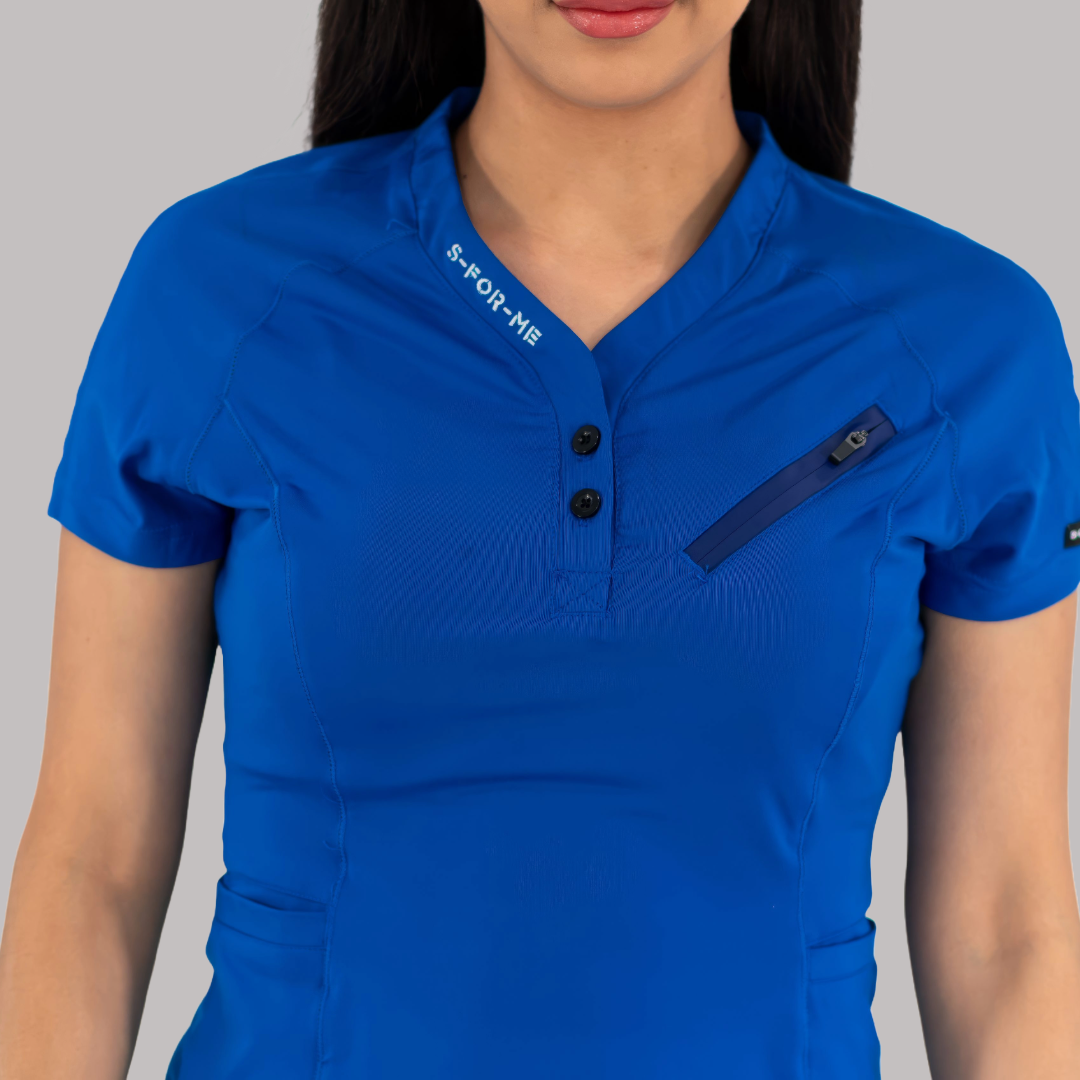 Conjunto Quirúrgico Mujer · Modelo 905 Super Stretch · Azul Rey