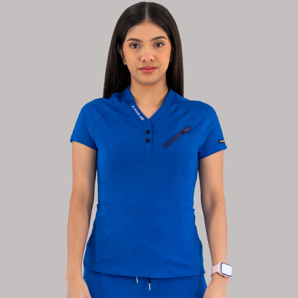 Conjunto Quirúrgico Mujer · Modelo 905 Super Stretch · Azul Rey