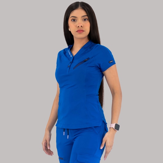 Filipina Quirúrgica Super Stretch Azul Rey, Scrubs 905