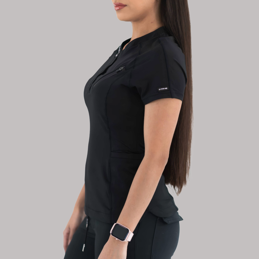 Filipina Quirurgica Mujer Super Stretch Negra, Scrubs 905