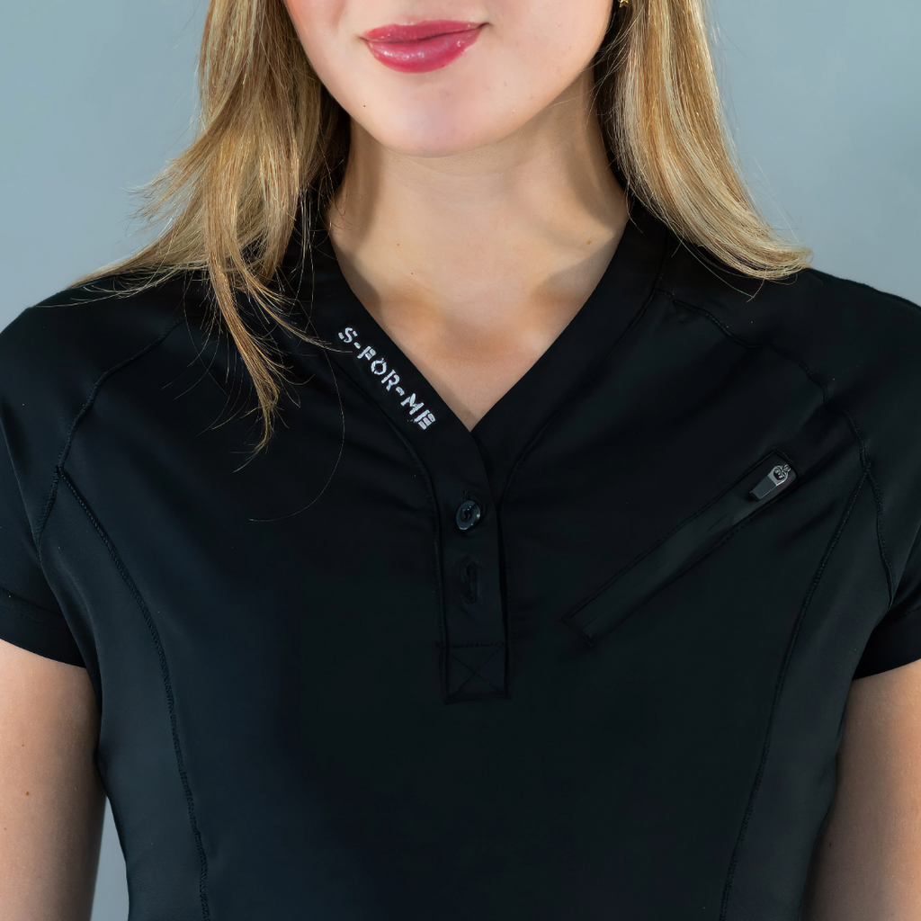 Filipina Quirurgica Mujer Super Stretch Negra, Scrubs 905