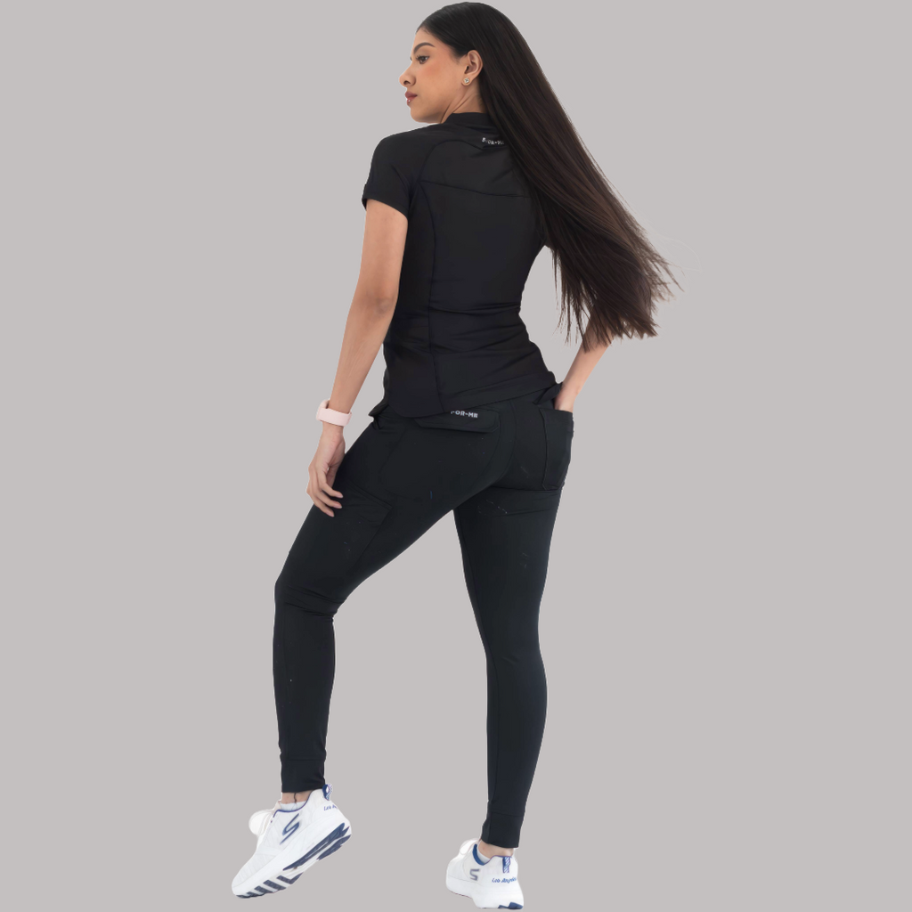Filipina Quirurgica Mujer Super Stretch Negra, Scrubs 905