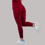 Pantalón Jogger Médico 901 Guinda Super Stretch para Mujer