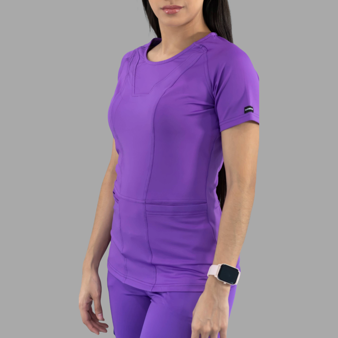 Filipina Quirurgica, Scrubs Mujer 901 Morado Super Stretch