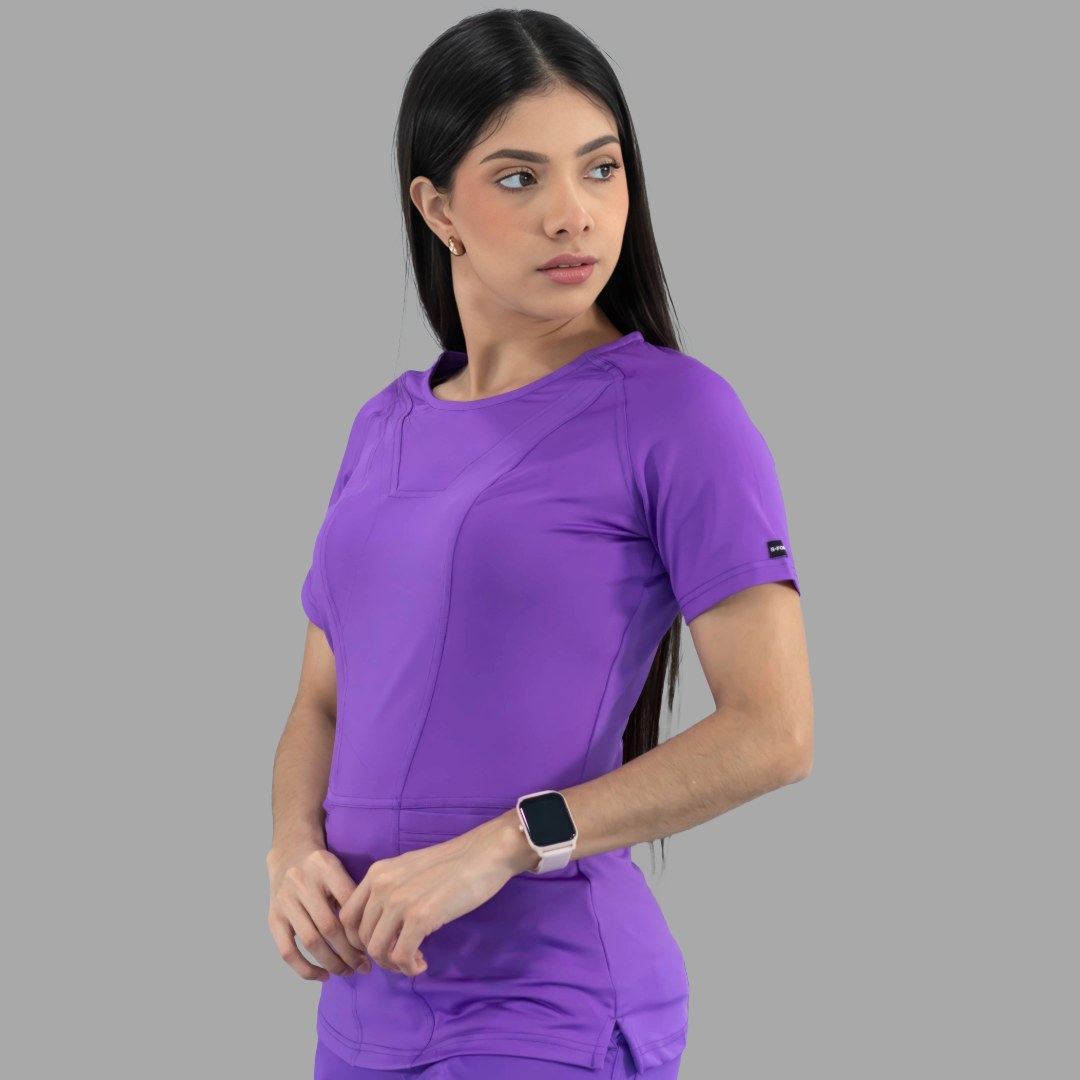 Filipina Quirurgica, Scrubs Mujer 901 Morado Super Stretch