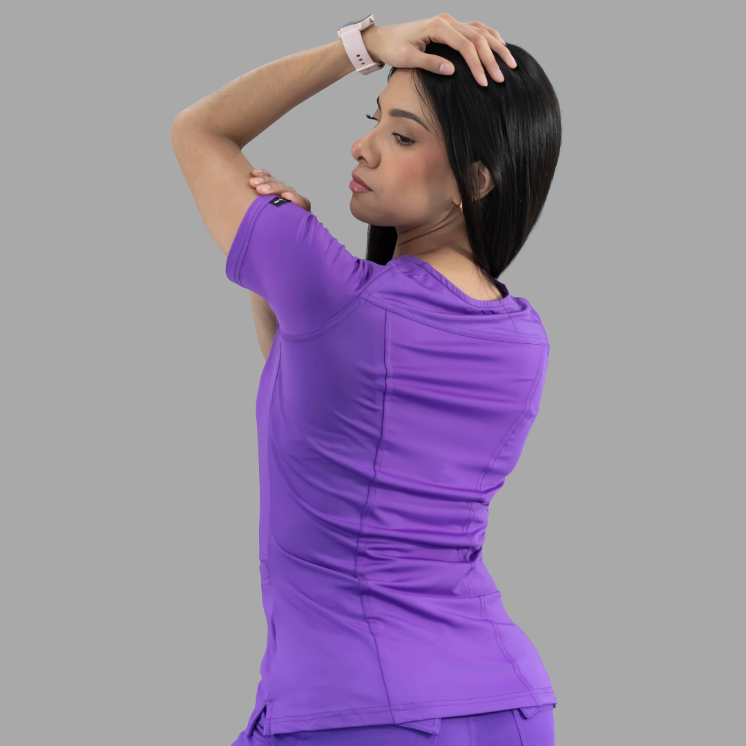 Filipina Quirurgica, Scrubs Mujer 901 Morado Super Stretch