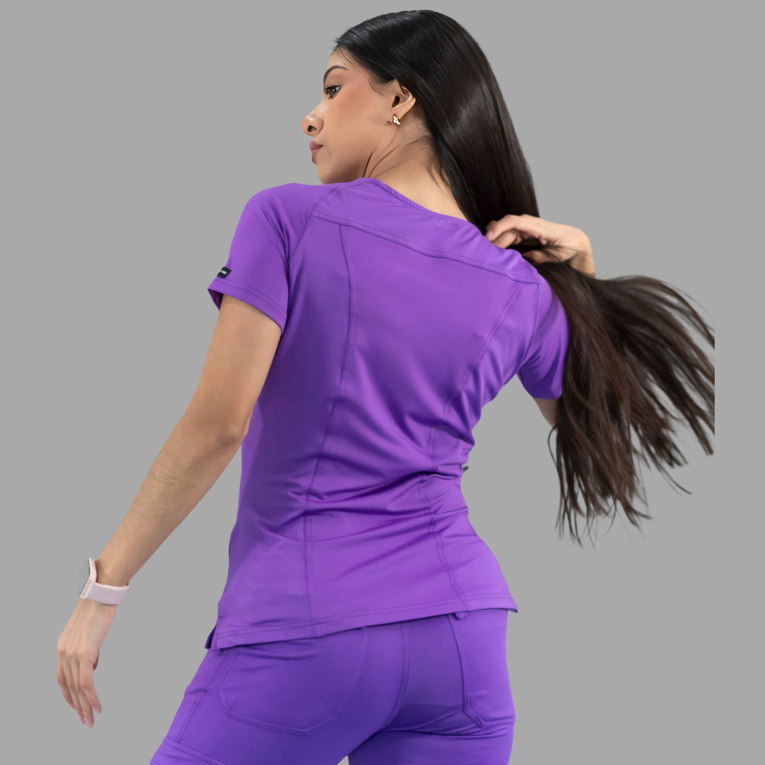Filipina Quirurgica, Scrubs Mujer 901 Morado Super Stretch
