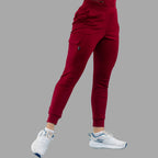 Pantalón Jogger Médico 901 Guinda Super Stretch para Mujer
