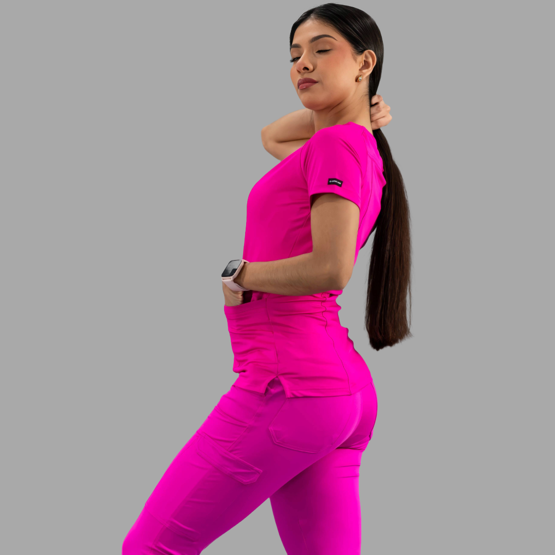 Filipina Quirúrgica Mujer 901 Fucsia, Super Stretch