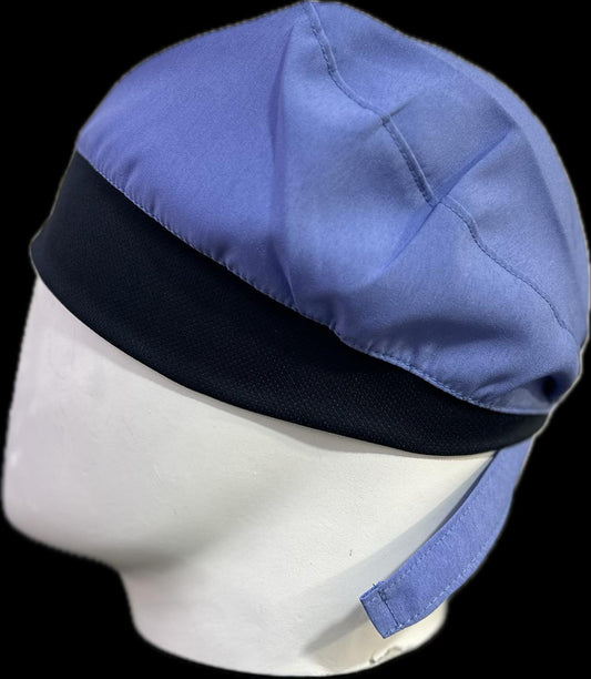 Gorro Quirúrgico Azul Plumbago con Stretch Unisex