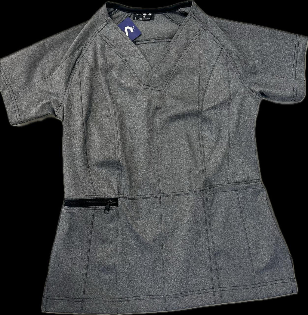Filipina Gris Jaspeado 901  Super stretch. Dama