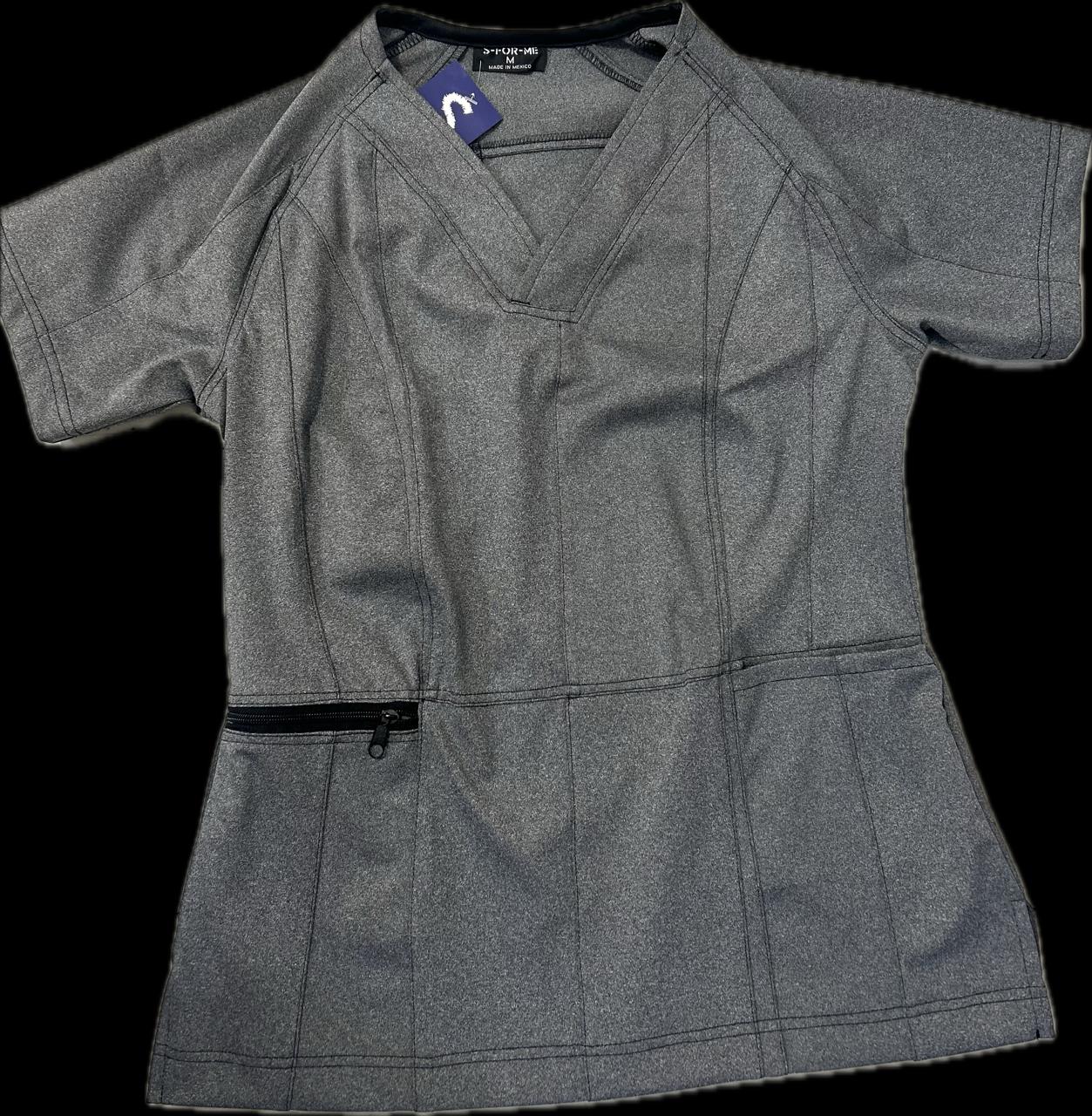 Filipina Gris Jaspeado 901  Super stretch. Dama