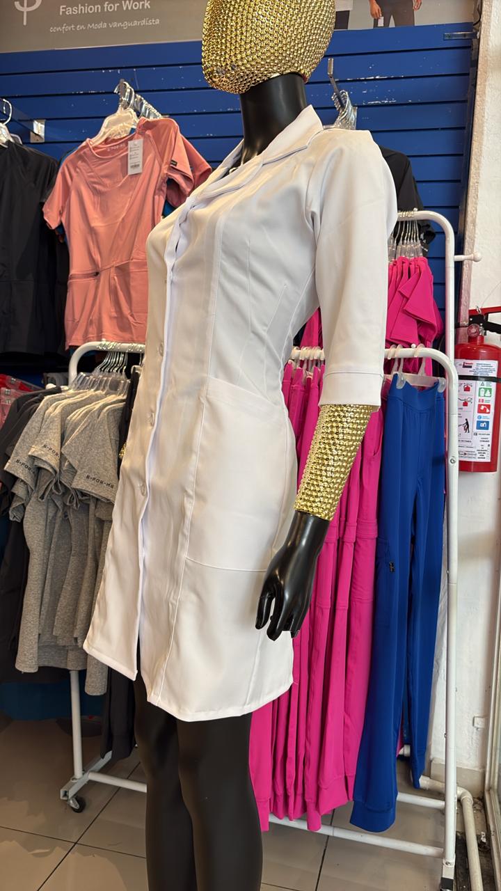 Vestido Dama Blanco Sport alviero- antifluido