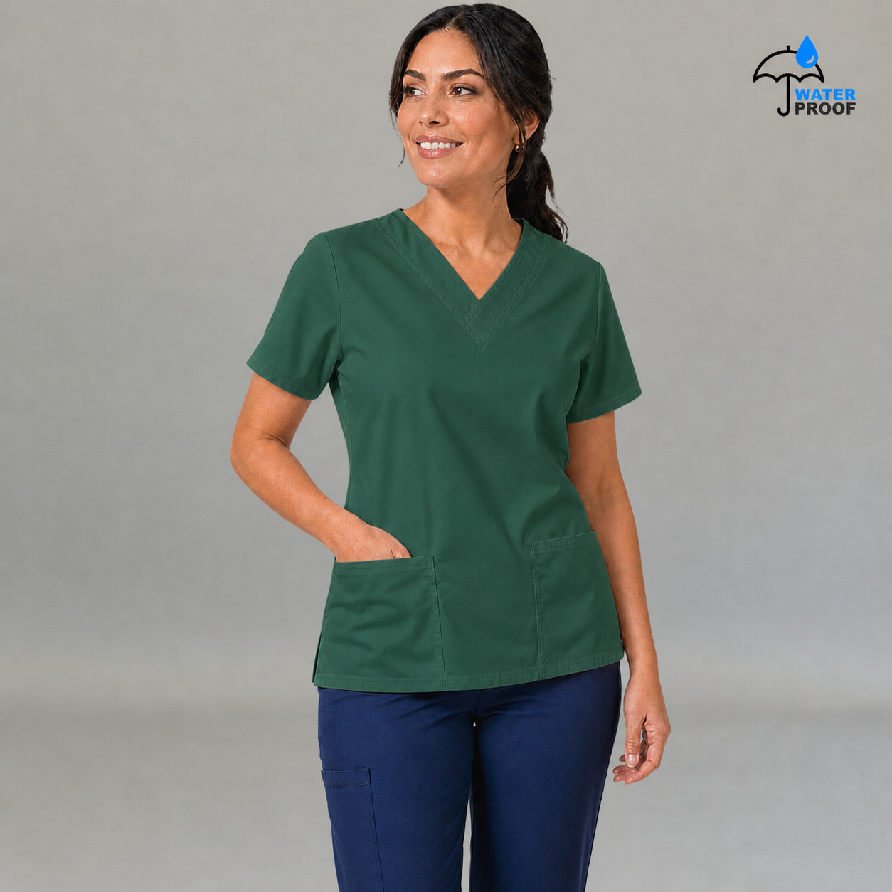 Filipina 502 Quirúrgica Mujer Verde Botella Antifluido FW