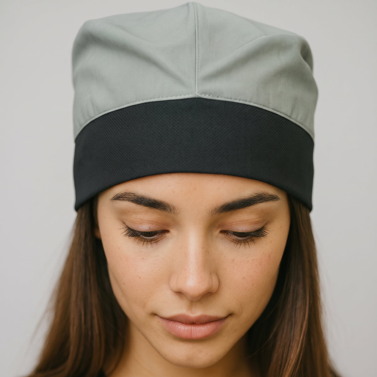 Gorro Quirúrgico Gris Stretch Unisex