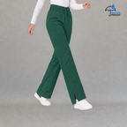 Pantalón Verde Botella 502  Pierna Amplia Quirúrgico Mujer Antifluido Relaxed